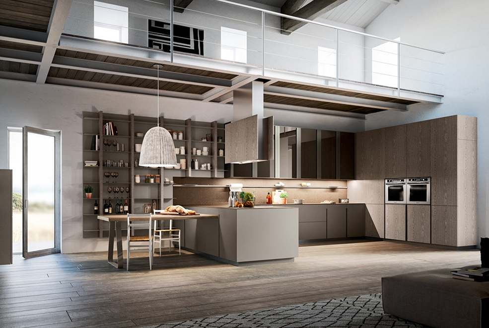 Lounge Morden Kitchen