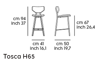 Tosca stool gallery