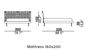 Vogue Cuoio Bed gallery
