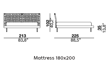 Vogue Cuoio Bed gallery