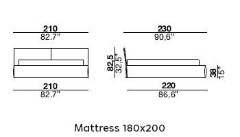 Vogue Cuoio Bed gallery