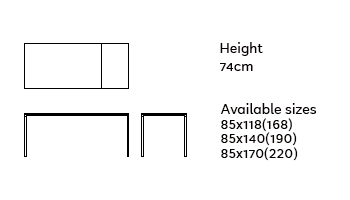 Helsinki 30 Extending Dining Table gallery