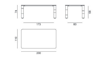 Brick 33/34/36/38 Dining Table gallery