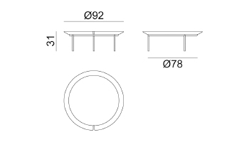 Brise 53/54/56 Coffee Table gallery