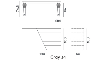 Gray 32/33/34/35 Dining Table gallery