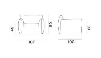 Nuvola Armchair gallery