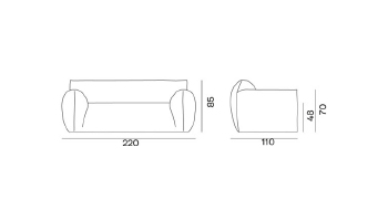 Gray Single Sofa gallery
