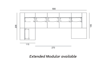 Samet Modular Sofa gallery